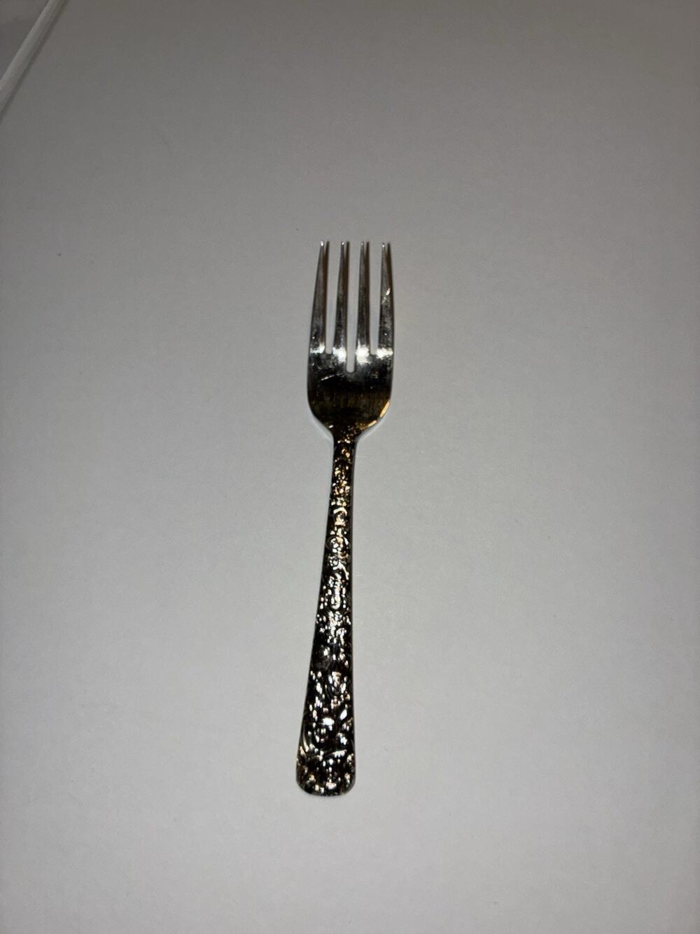 Vintage Cellini Romanesque Gold Salad Fork